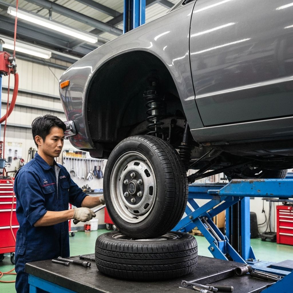 타이어 교체 작업